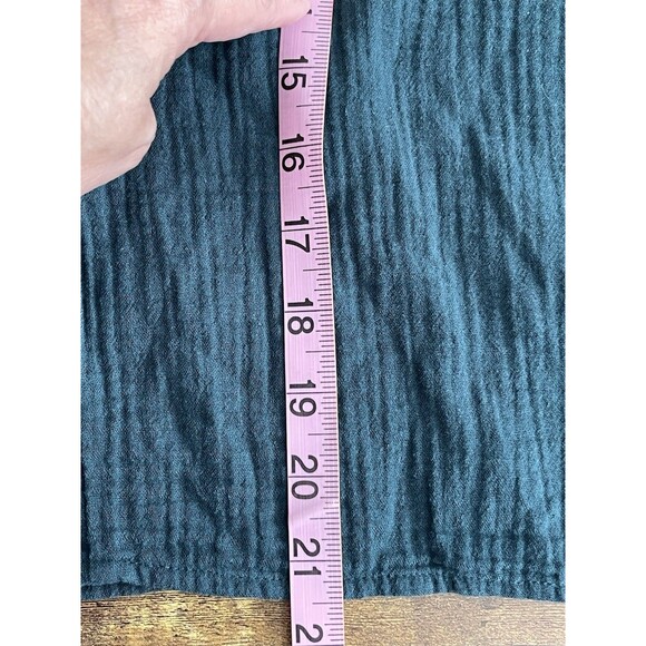 Madewell Womens Blouse Sz Small Lightspun Cuffed-Sleeve Shirred Bohemian Boho - Picture 12 of 12